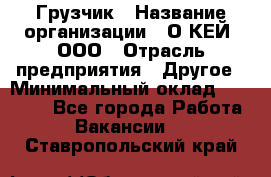 Грузчик › Название организации ­ О’КЕЙ, ООО › Отрасль предприятия ­ Другое › Минимальный оклад ­ 25 533 - Все города Работа » Вакансии   . Ставропольский край